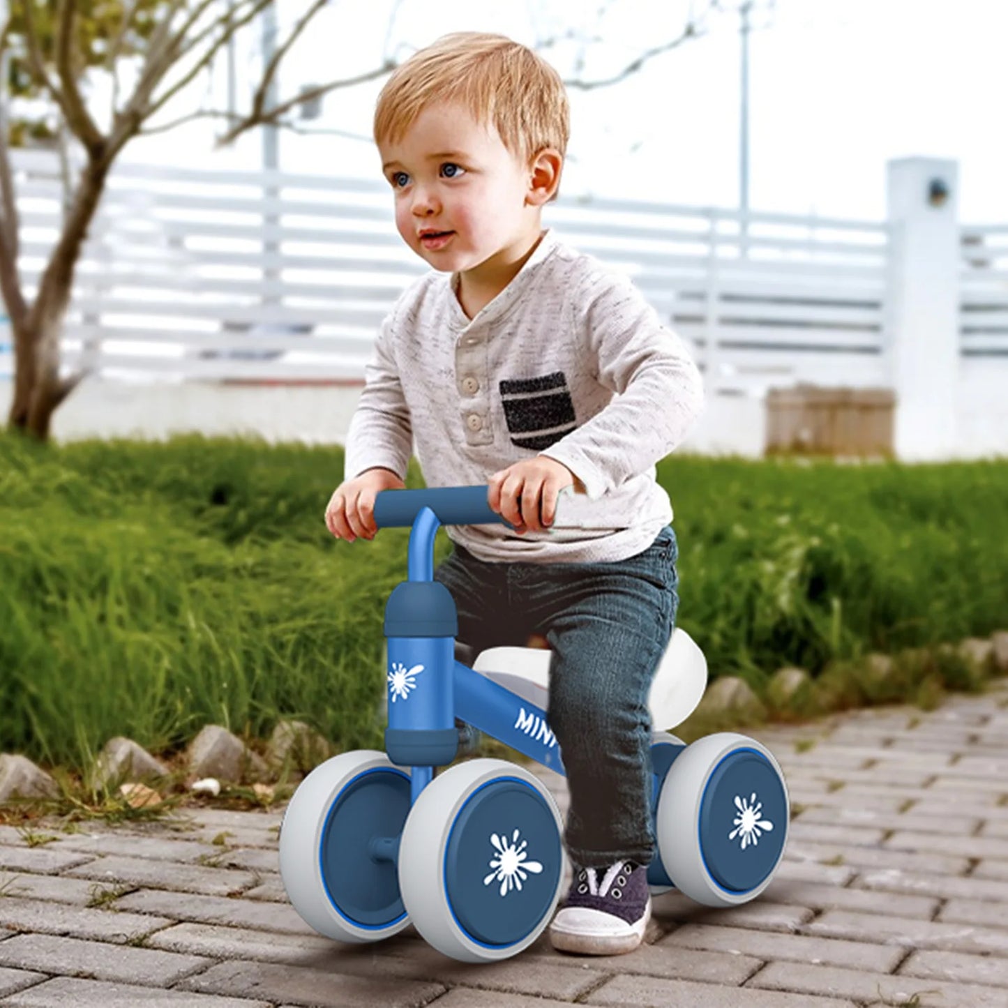 Baby Balance Bikes Rides Toys For 1 Year Old Boys Girls Anti Drop Indoor Baby Walker 10 To 24 Month First Bike Birthday Gift