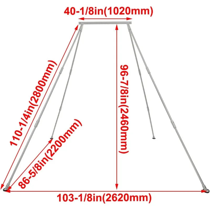 Kojem 8.1 Foot Aerial Yoga Swing Stand for Indoor Outdoor