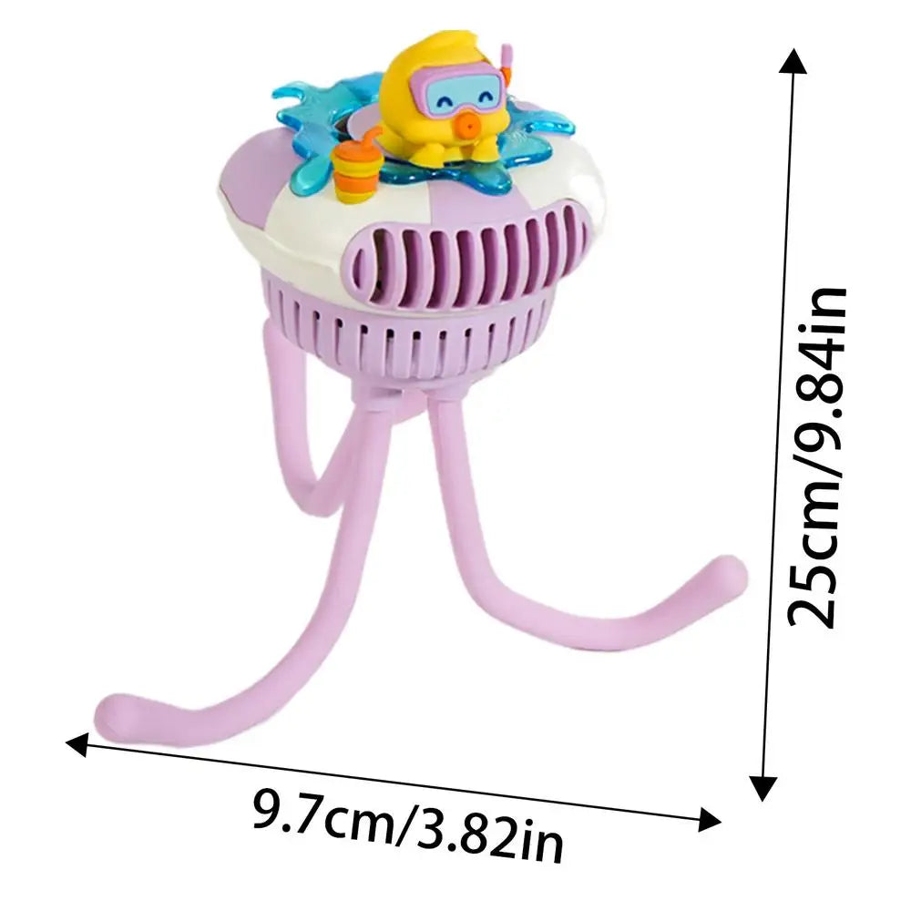 Baby Fan For Stroller And Car Seat 3 Speed Clip On Quiet Pram Cooling Accessory For Toddler Outdoor Use