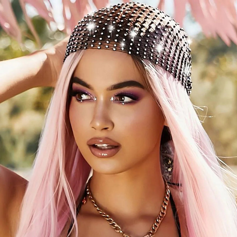 Stonefans Luxury Rhinestone Head Scarf Hair Accessories