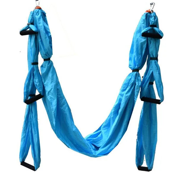 Parachute Fabric Yoga Hammock Inversion Therapy 6 Grip