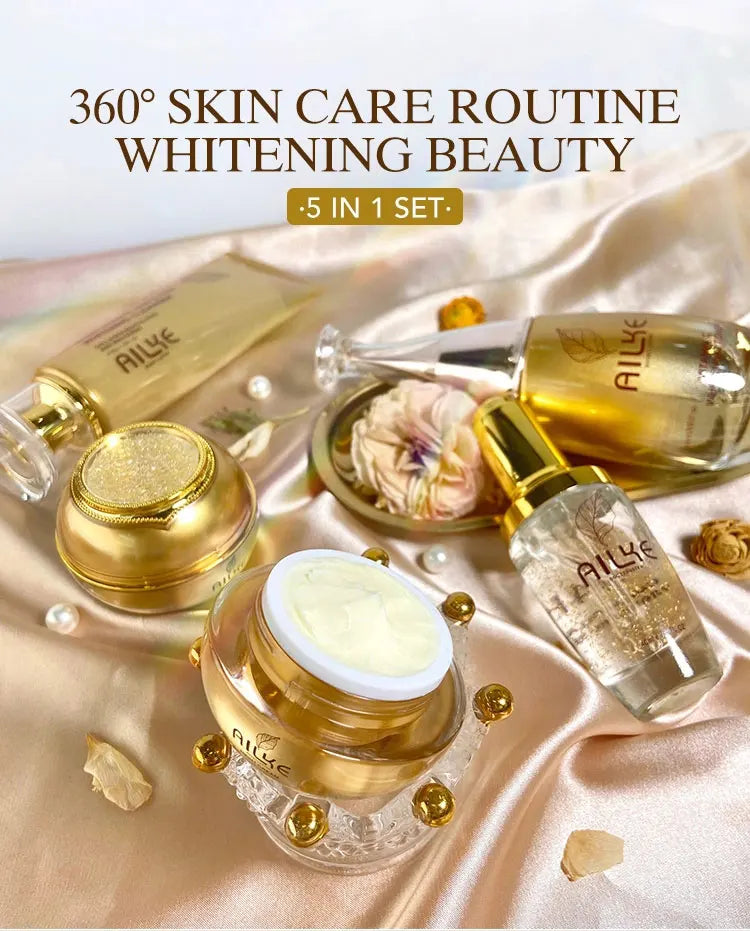 AILKE Cosmetics Facial Skin Care Set Moisturizing Whitening Sleeping Beauty Wrinkle Cream Female Wholesale