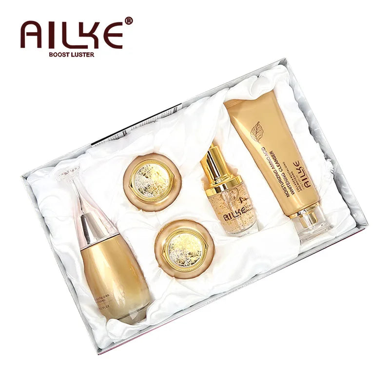AILKE Cosmetics Facial Skin Care Set Moisturizing Whitening Sleeping Beauty Wrinkle Cream Female Wholesale