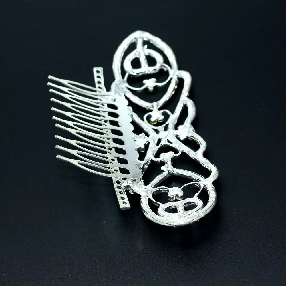 Movie "The Twilight" Film Quality Breaking Dawn Bella's Hair Comb Bridal Crown with Blue Crystals