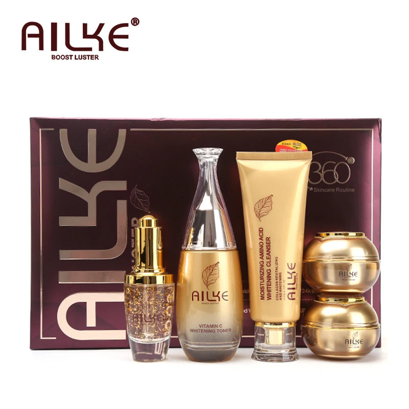 AILKE Cosmetics Facial Skin Care Set Moisturizing Whitening Sleeping Beauty Wrinkle Cream Female Wholesale