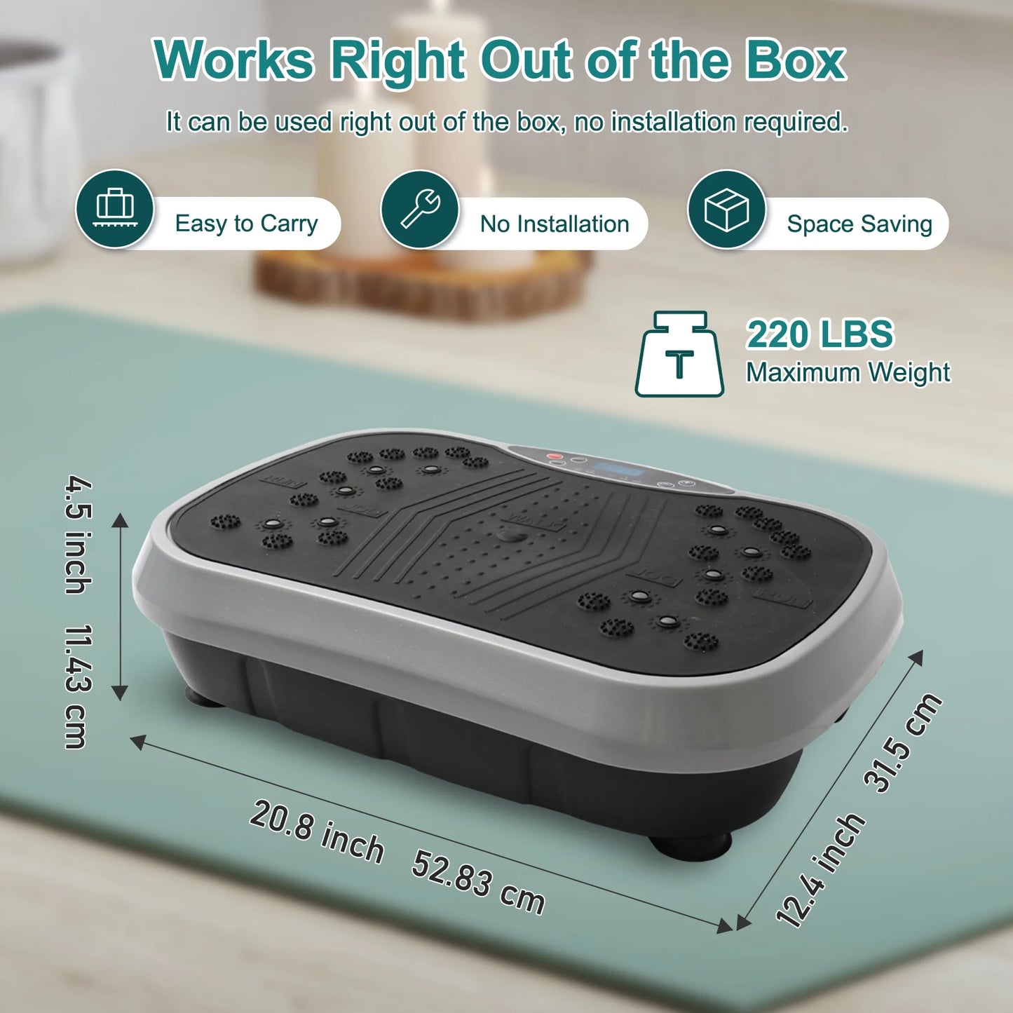 Vibration Plate Exercise Machine Fat Burning Home Equipment