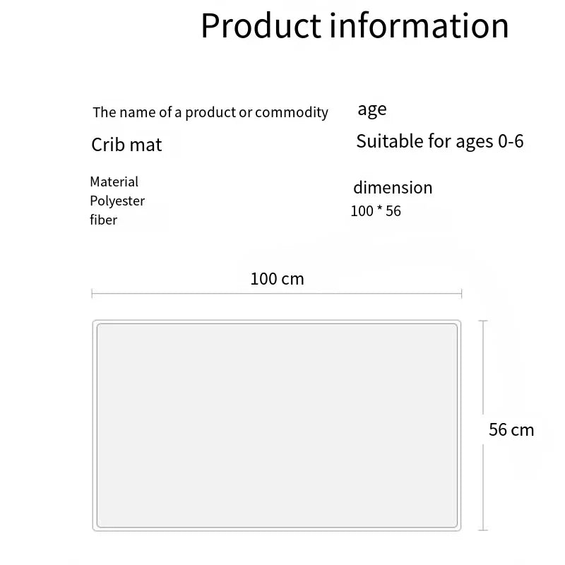100x56cm Baby Summer Bedding Cool Mat Portable Set