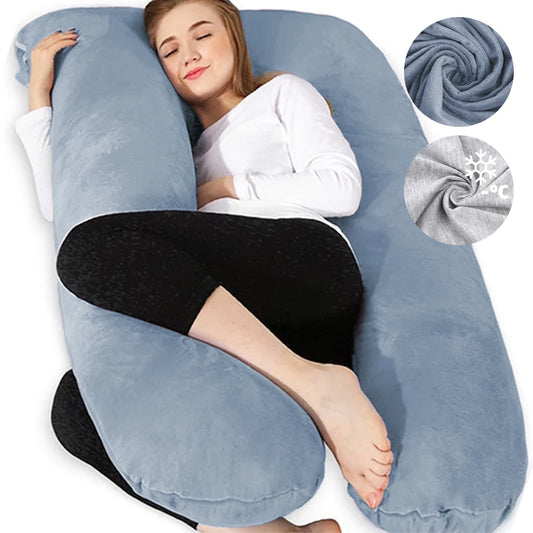 U Shape Pregnancy Pillows for Sleeping Large Body Pillows