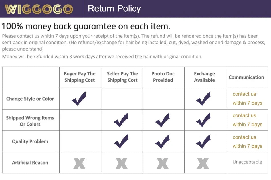 Wiggogo 30 40 Inch Loose Body Wave Lace Front Human Hair Wigs