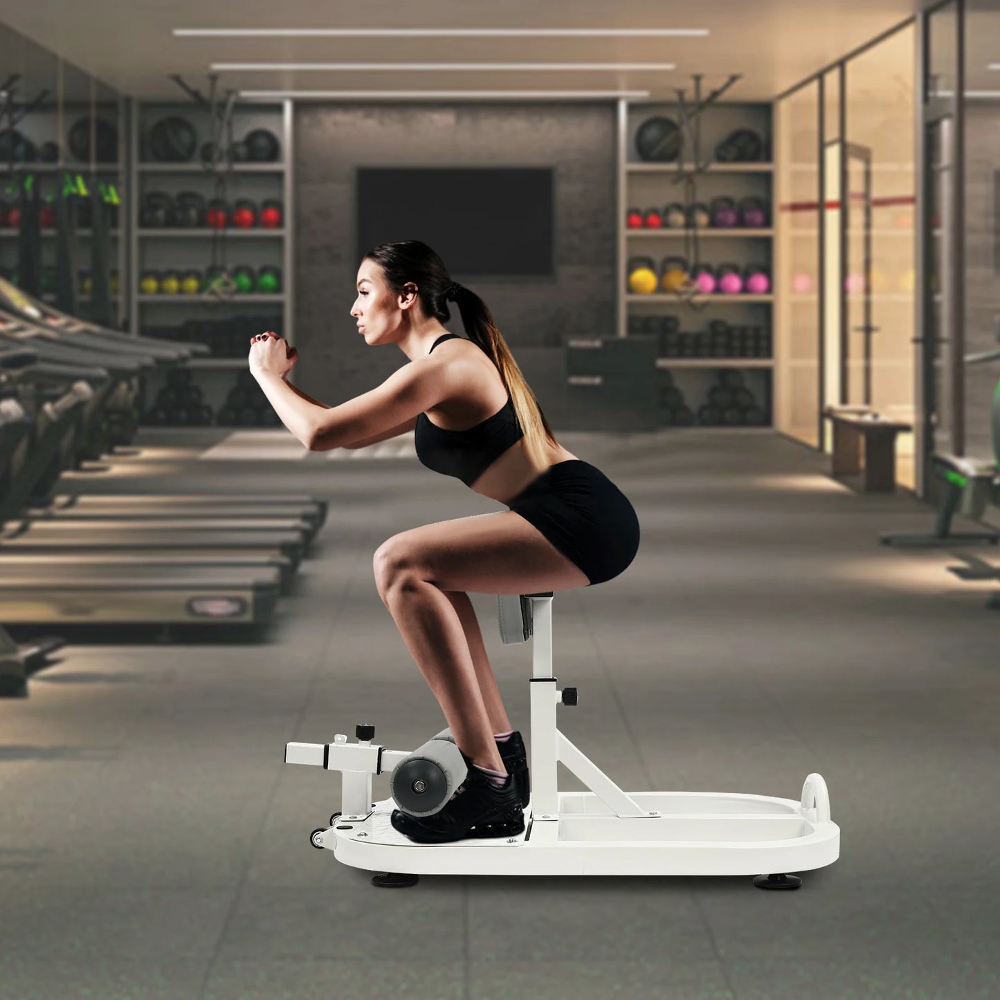 Multi-Function Deep Squat Bench Home Gym Workout Station