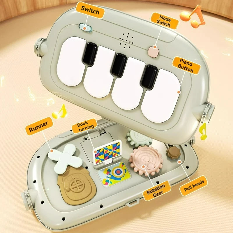 4 In 1 Newborn Baby Walker Fitness Frame With Music Light