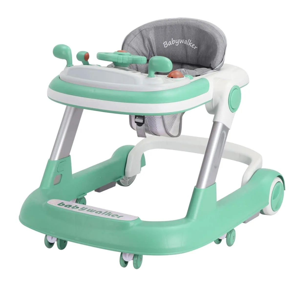 UBRAVOO Push Walker with Detachable Feeding and Music Trays