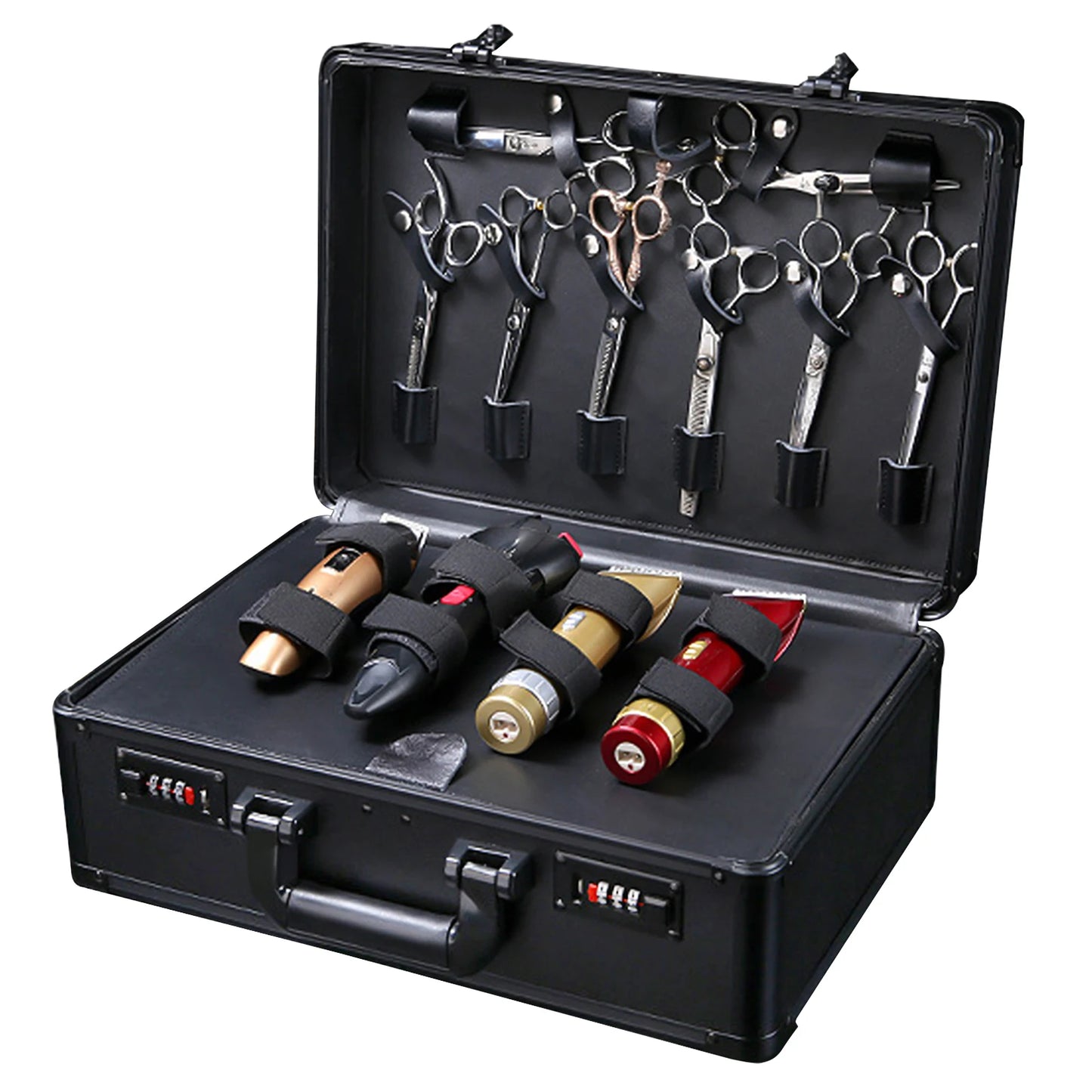 Portable Barber Hairdressing Tool Box Salon Large Capacity Professional Hair Kit Organizer