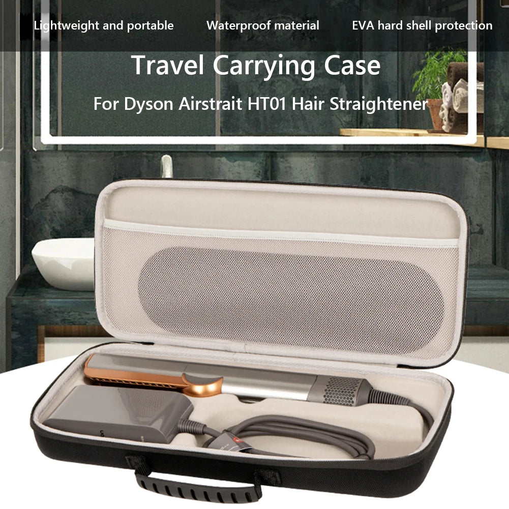 EVA Hard Travel Case Shockproof Portable Storage Bag for Dyson Airstrait HT01