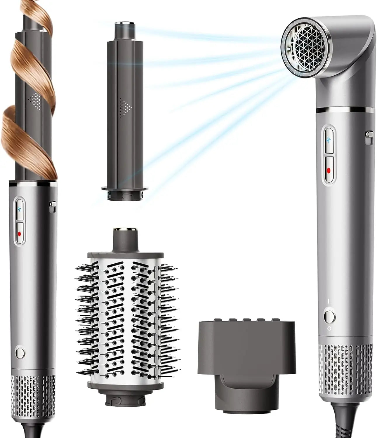 Air Wrap Hair Styler: 5 in 1 Hair Dryer Brush Set