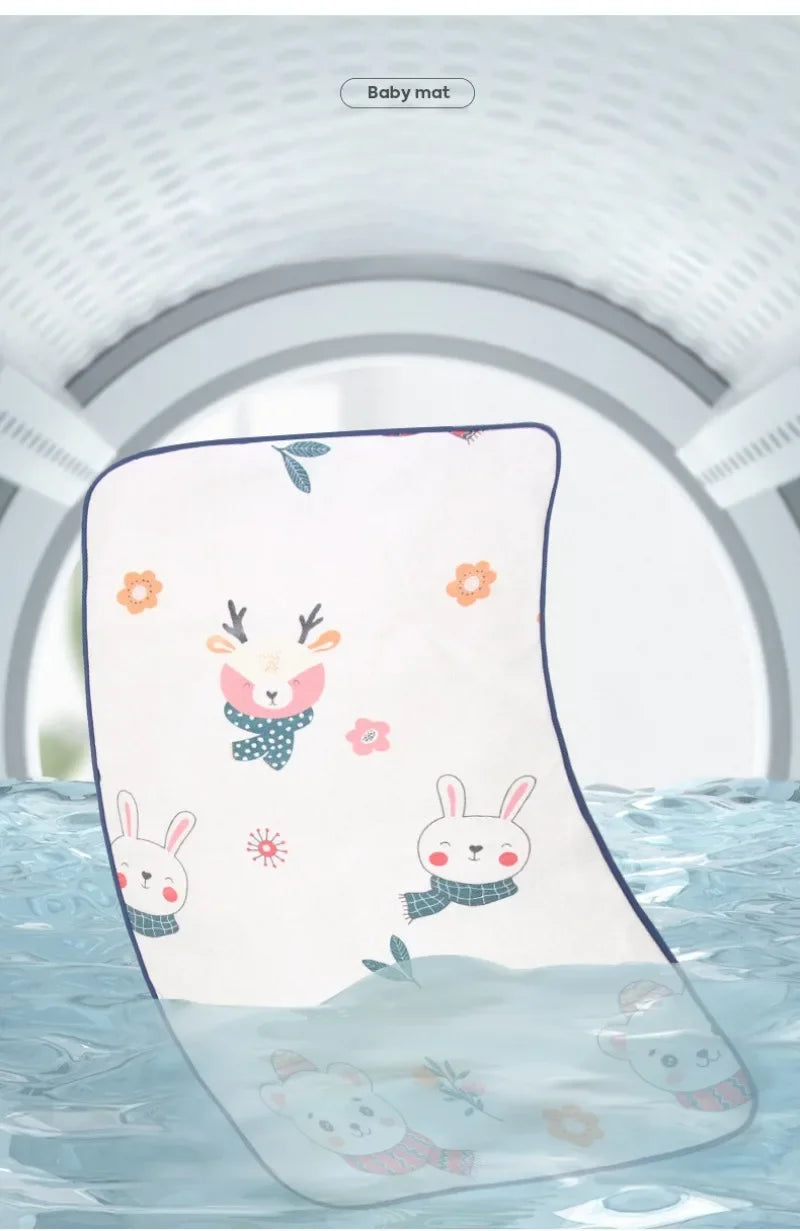 100x56cm Baby Summer Bedding Cool Mat Portable Set