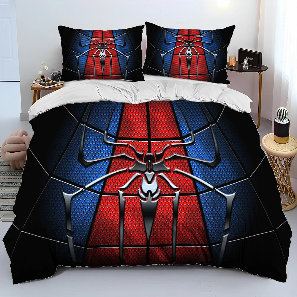 23 Style Spider Man Cartoon Marvel Comforter Bedding Set