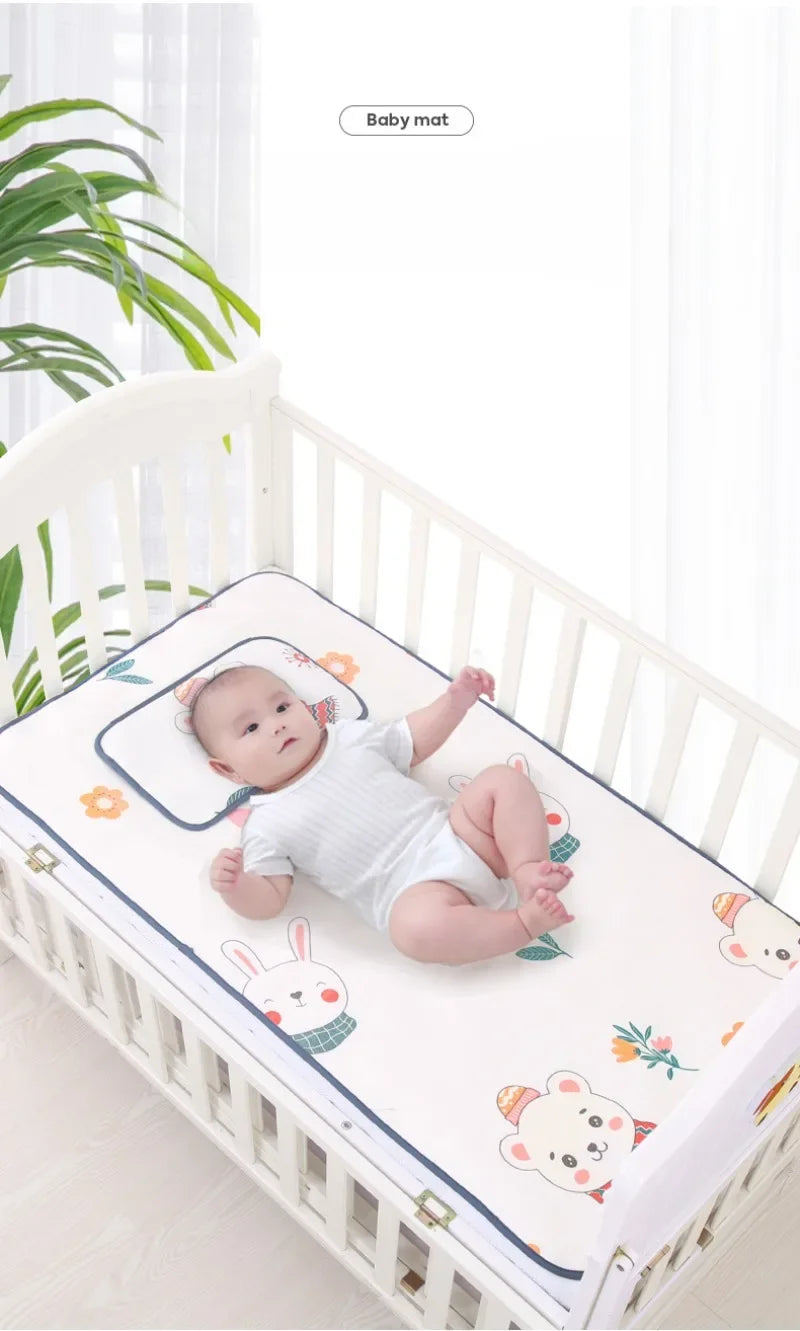 100x56cm Baby Summer Bedding Cool Mat Portable Set
