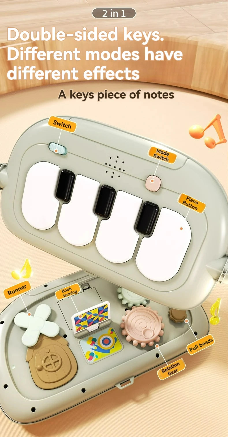 4 In 1 Newborn Baby Walker Fitness Frame With Music Light