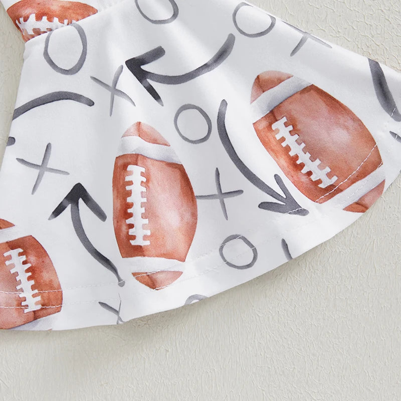 Baby Girls 3Pcs Fall Outfits Long Sleeve Romper Set