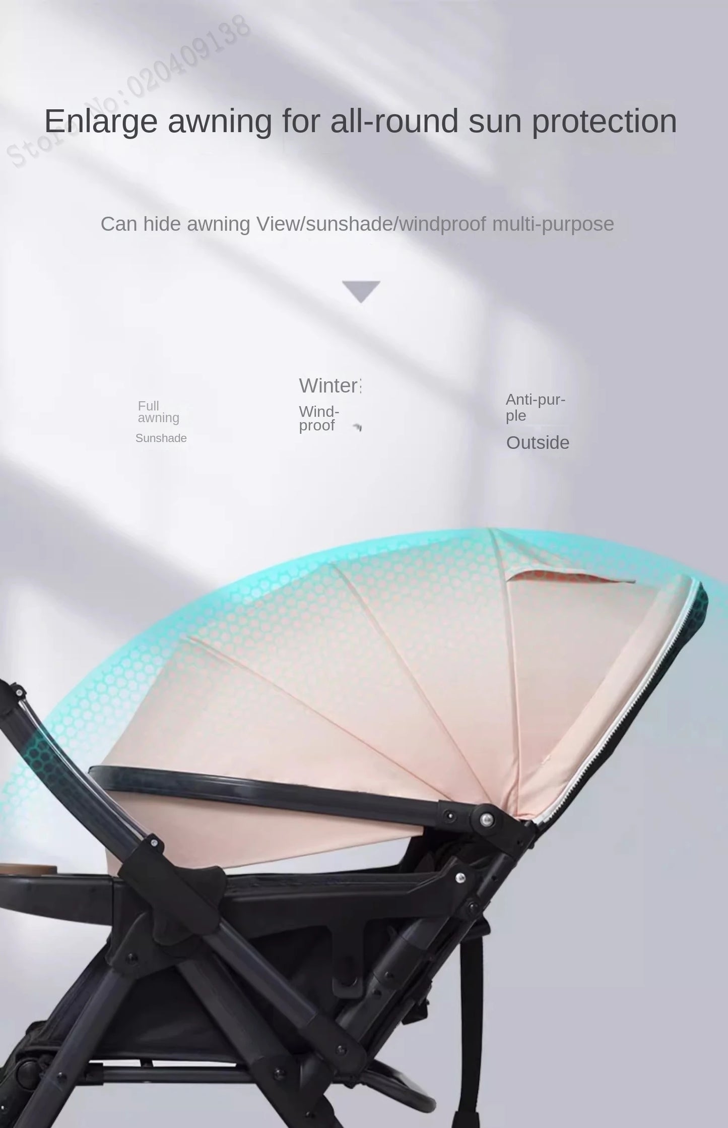 Twins Newborn 0-4 Years Old Baby Stroller Can Sit Lie Down