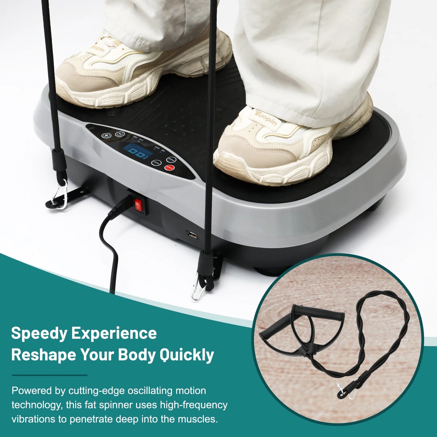 Vibration Plate Exercise Machine Fat Burning Home Equipment