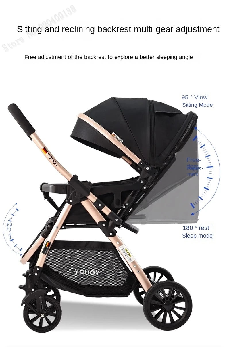 Twins Newborn 0-4 Years Old Baby Stroller Can Sit Lie Down