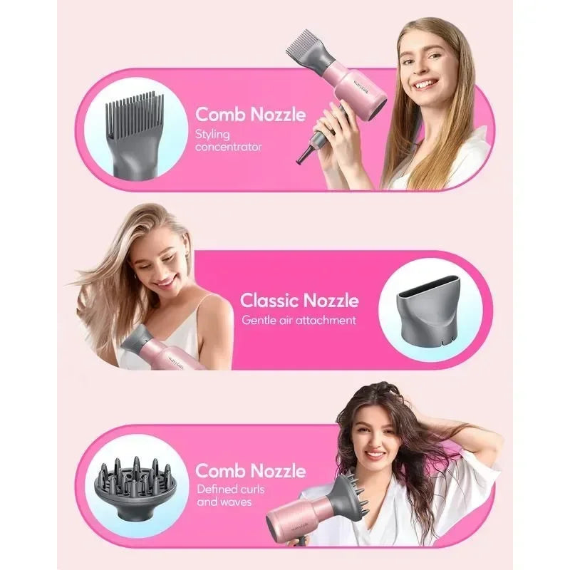 Wavytalk Professional Ionic Hair Dryer with Diffuser 1200W