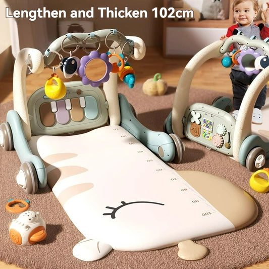 4 In 1 Newborn Baby Walker Fitness Frame With Music Light