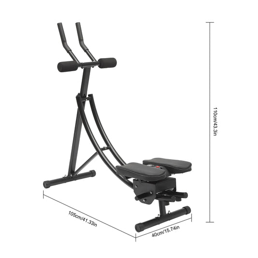 Abdominal Exercise Machine 150kg Capacity Foldable Home Gym