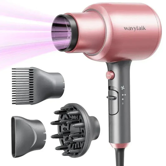 Wavytalk Professional Ionic Hair Dryer with Diffuser 1200W