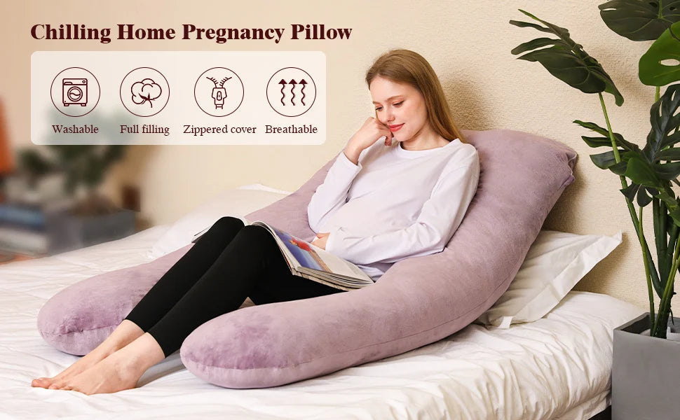 U Shape Pregnancy Pillows for Sleeping Large Body Pillows