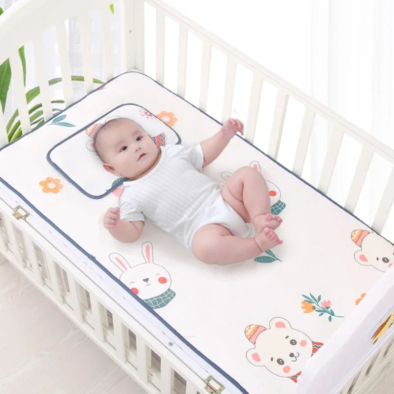 100x56cm Baby Summer Bedding Cool Mat Portable Set