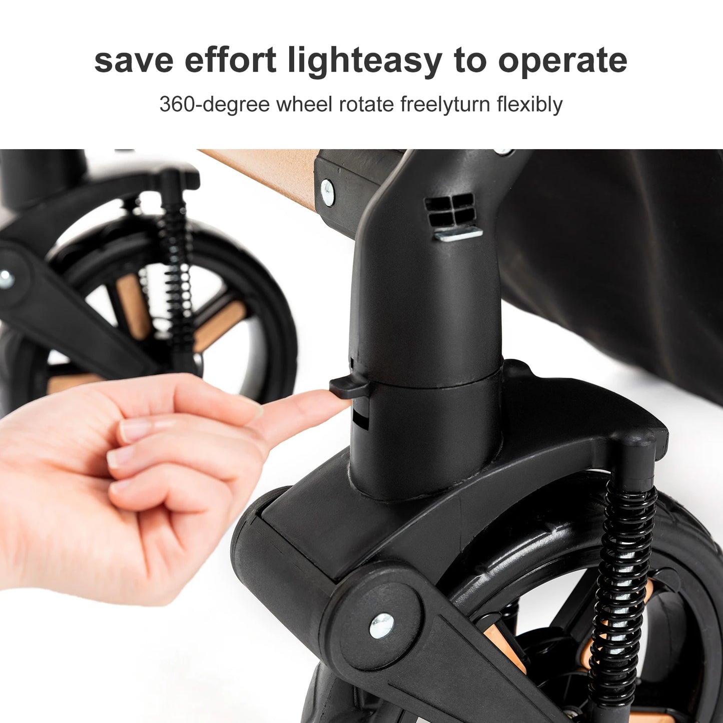 High Quality Newborn Lightweight Baby Stroller 3 in 1 ISOfix