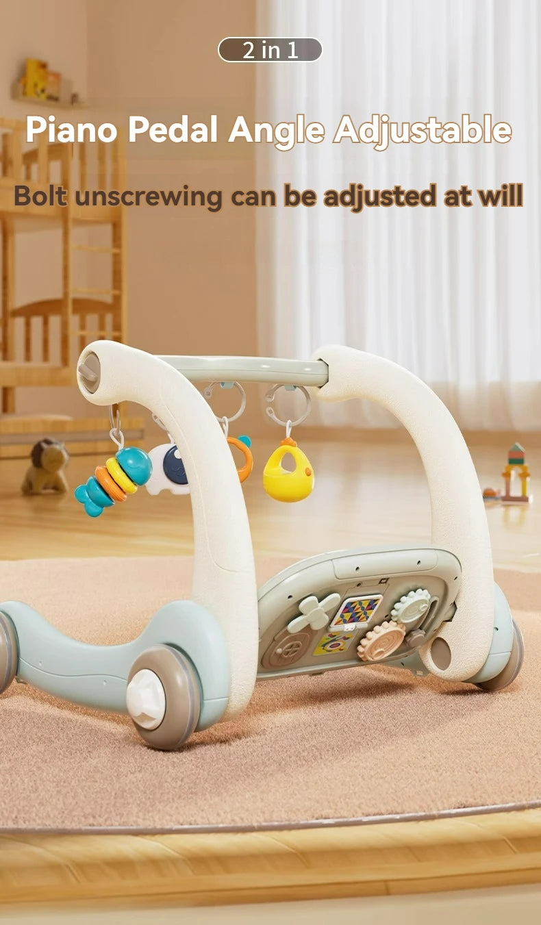 4 In 1 Newborn Baby Walker Fitness Frame With Music Light