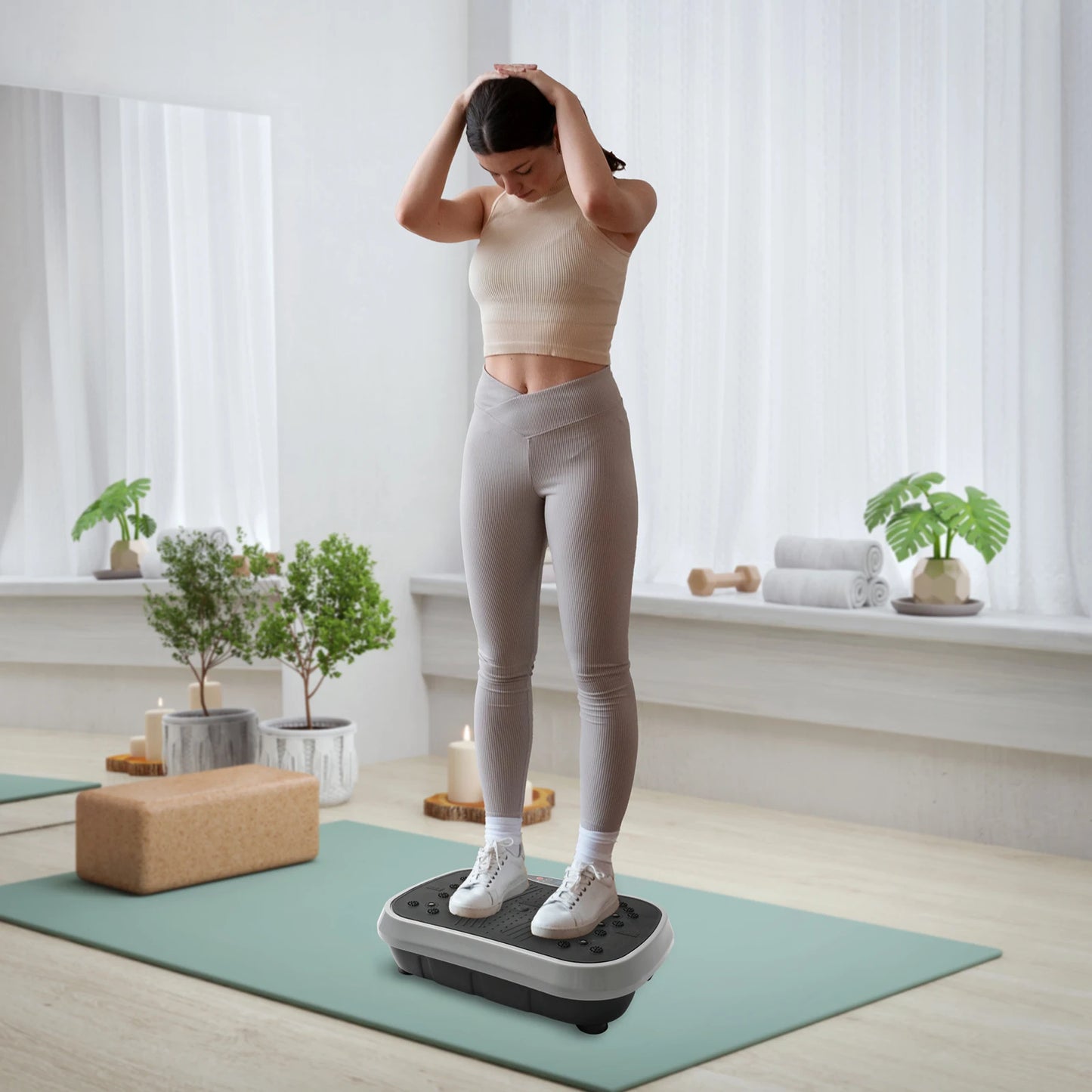 Vibration Plate Exercise Machine Fat Burning Home Equipment