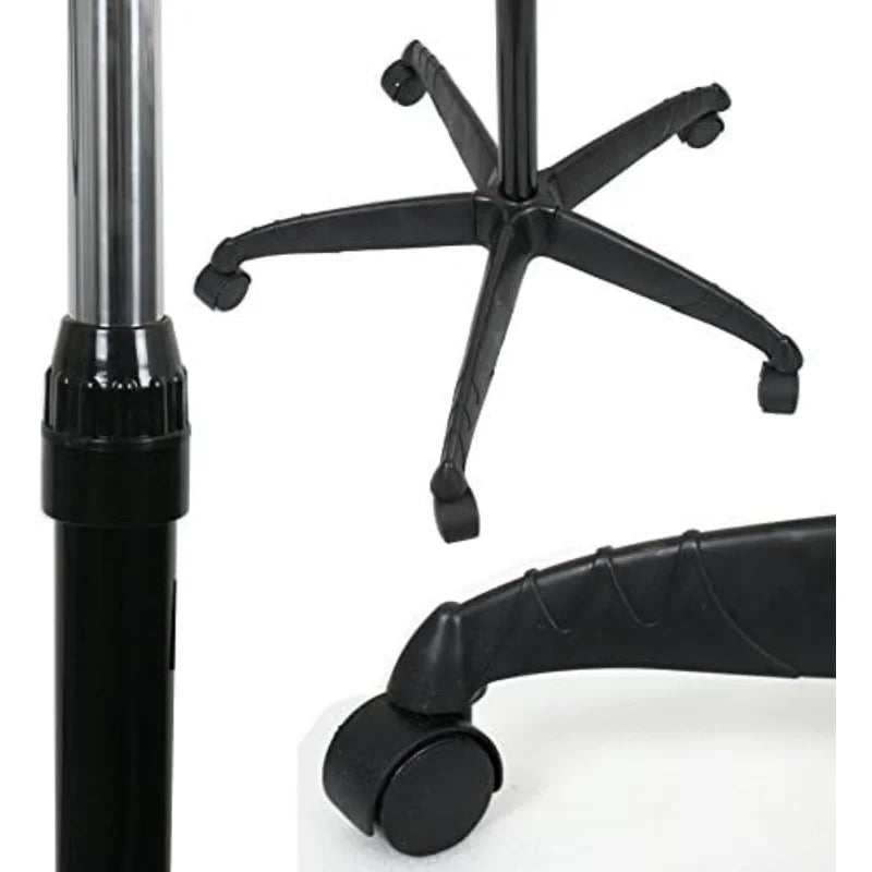 1300W Adjustable Hooded Hair Dryer Professional Stand Up Bonnet Hair Dryer Salon Equipment w Rolling Base