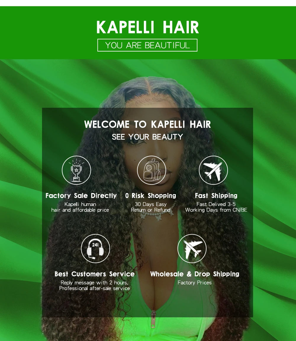 10A Brazilian Body Wave Bundles with 4x4 Lace Closure Brown Blonde Human Hair Remy 3/4 Bundles