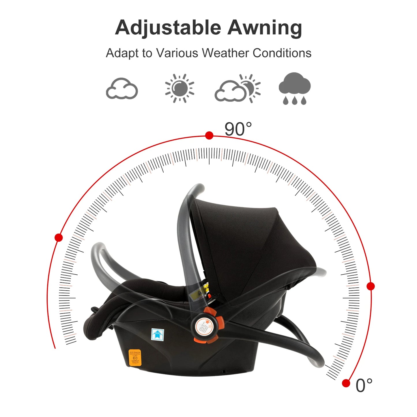 High Quality Newborn Lightweight Baby Stroller 3 in 1 ISOfix