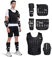 Weighted Vest With Iron Sand 10 To 40 Lb Fitness Kit