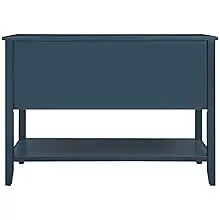 Console Table Sideboard Sofa Entryway Side Table Furniture with Six Drawers and Bottom Shelf for Living Room Home Decor