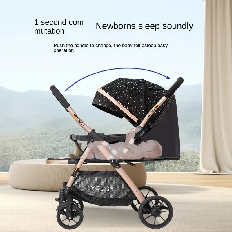 Twins Newborn 0-4 Years Old Baby Stroller Can Sit Lie Down