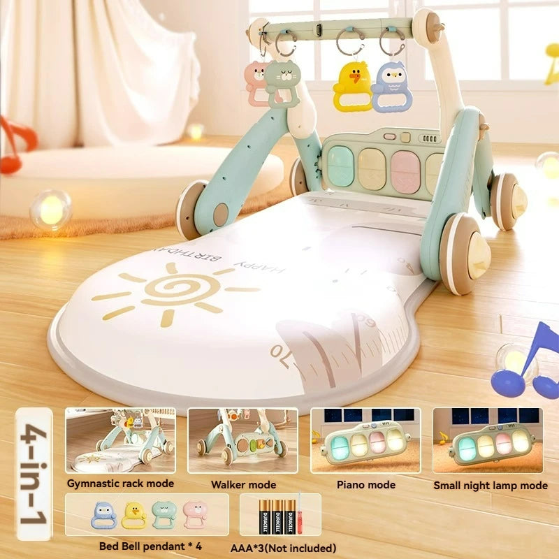 4 In 1 Newborn Baby Walker Fitness Frame With Music Light