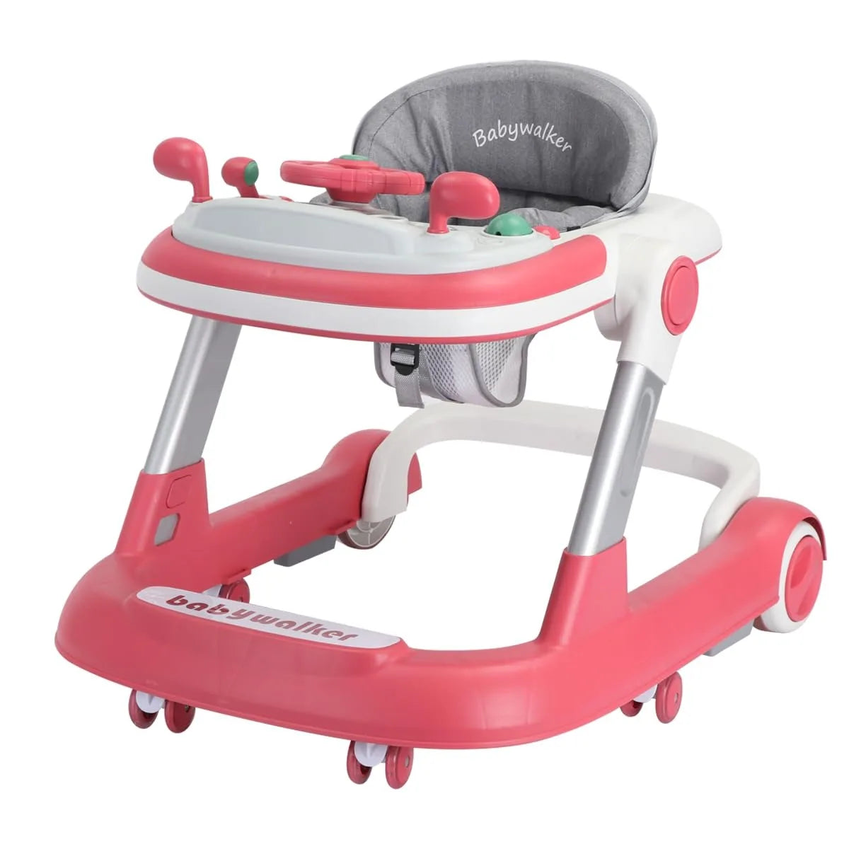 UBRAVOO Push Walker with Detachable Feeding and Music Trays