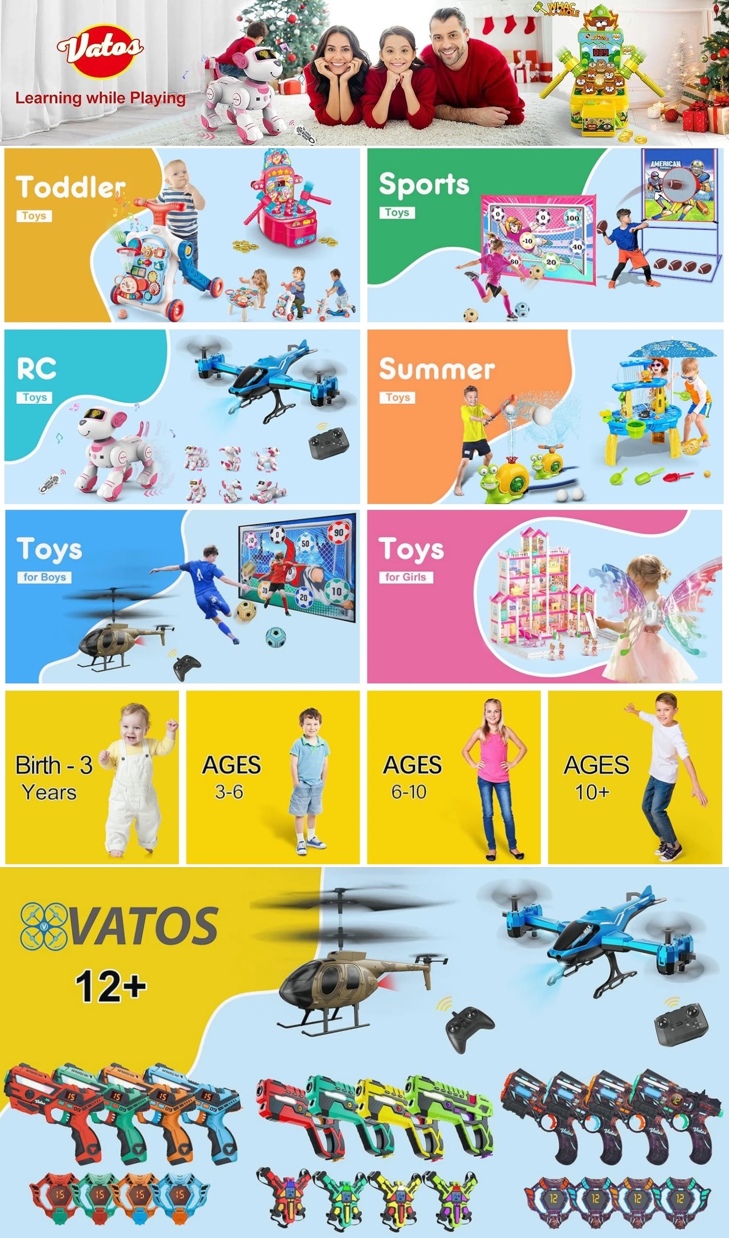VATOS Baby Walker 5 in 1 Sit to Stand Learning Scooter Balance Bike Push Walker Table Toys with Music for Toddlers and Infant Kids
