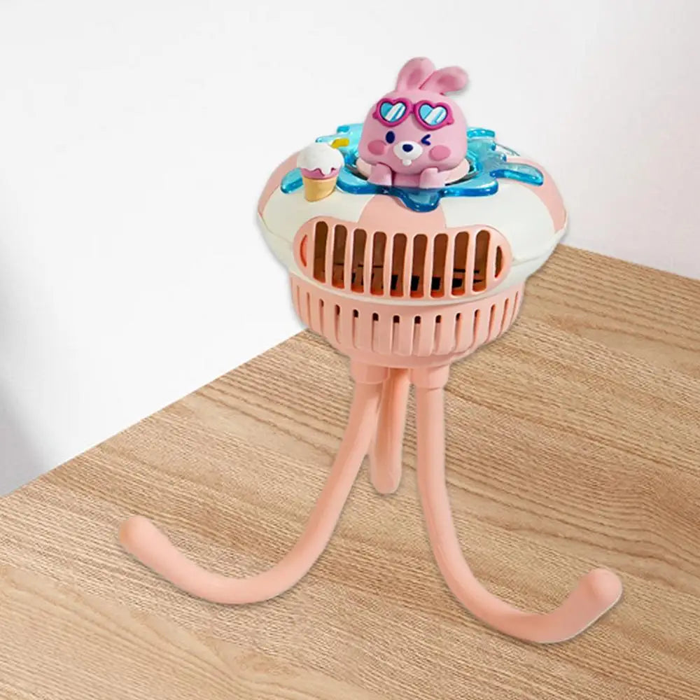 Baby Fan For Stroller And Car Seat 3 Speed Clip On Quiet Pram Cooling Accessory For Toddler Outdoor Use