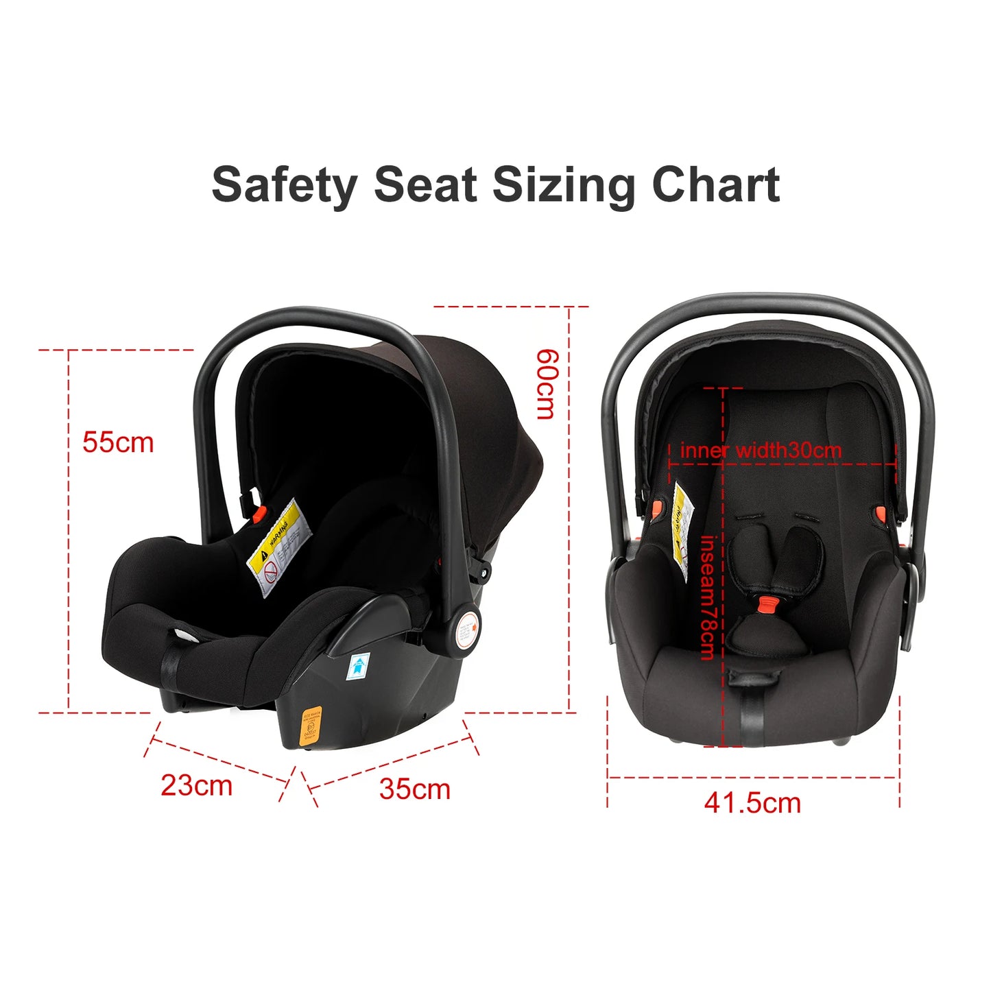 High Quality Newborn Lightweight Baby Stroller 3 in 1 ISOfix