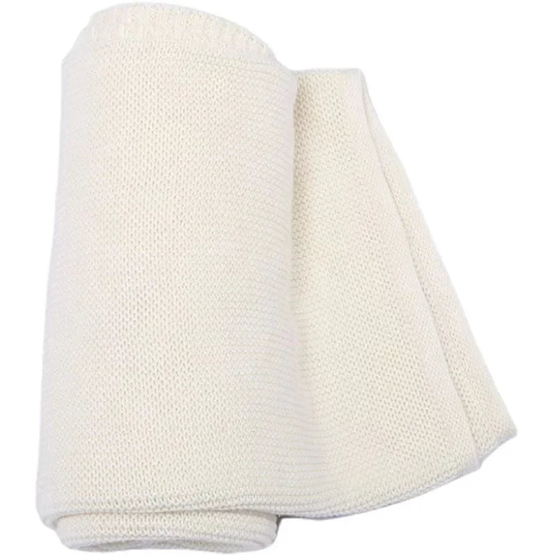 Premium Organic Cotton Baby Blanket Custom Embroidery Gift Set