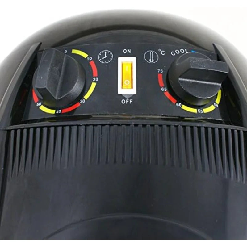 1300W Adjustable Hooded Hair Dryer Professional Stand Up Bonnet Hair Dryer Salon Equipment w Rolling Base