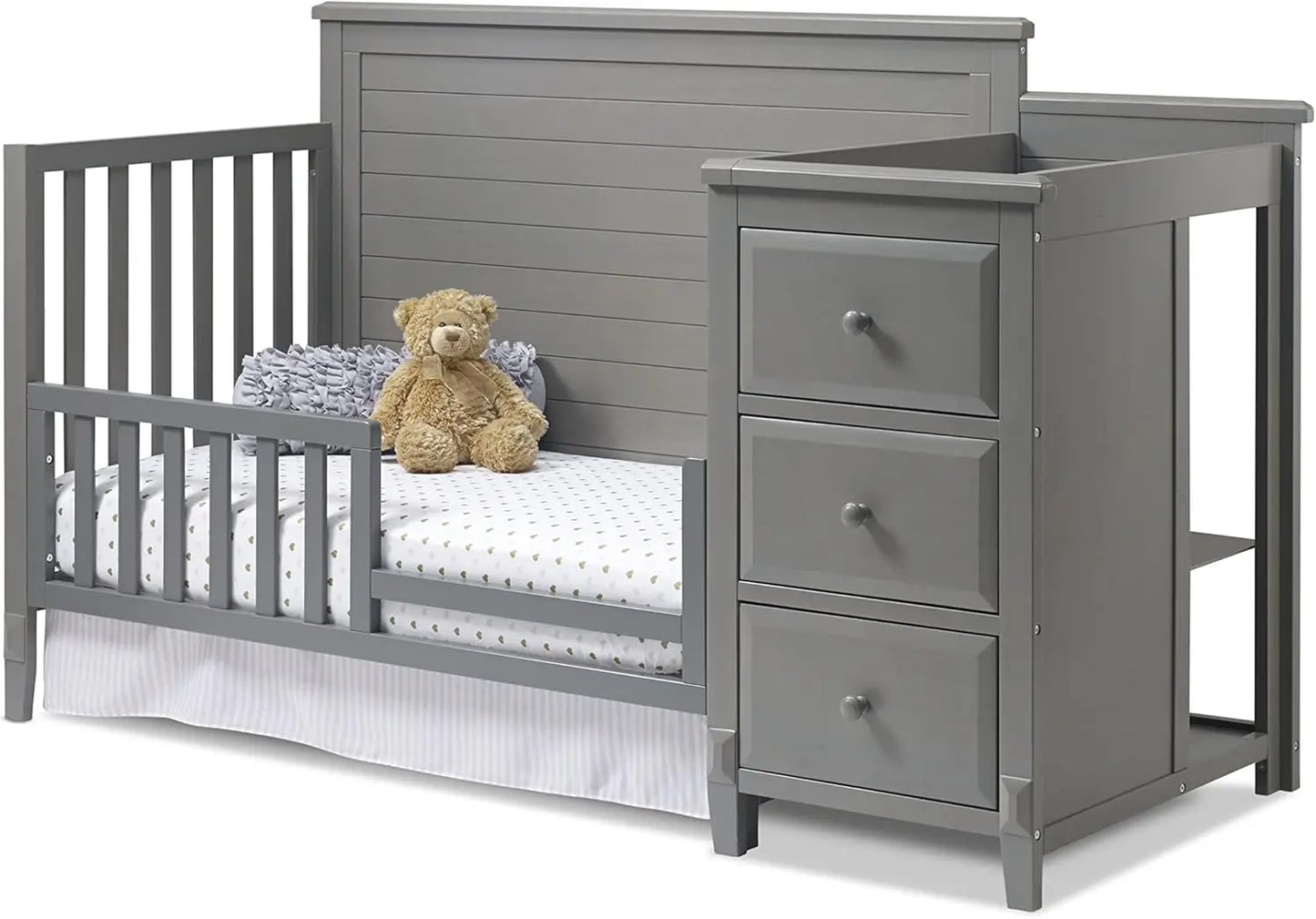Berkley Crib and Changer with Solid Panel Back Classic